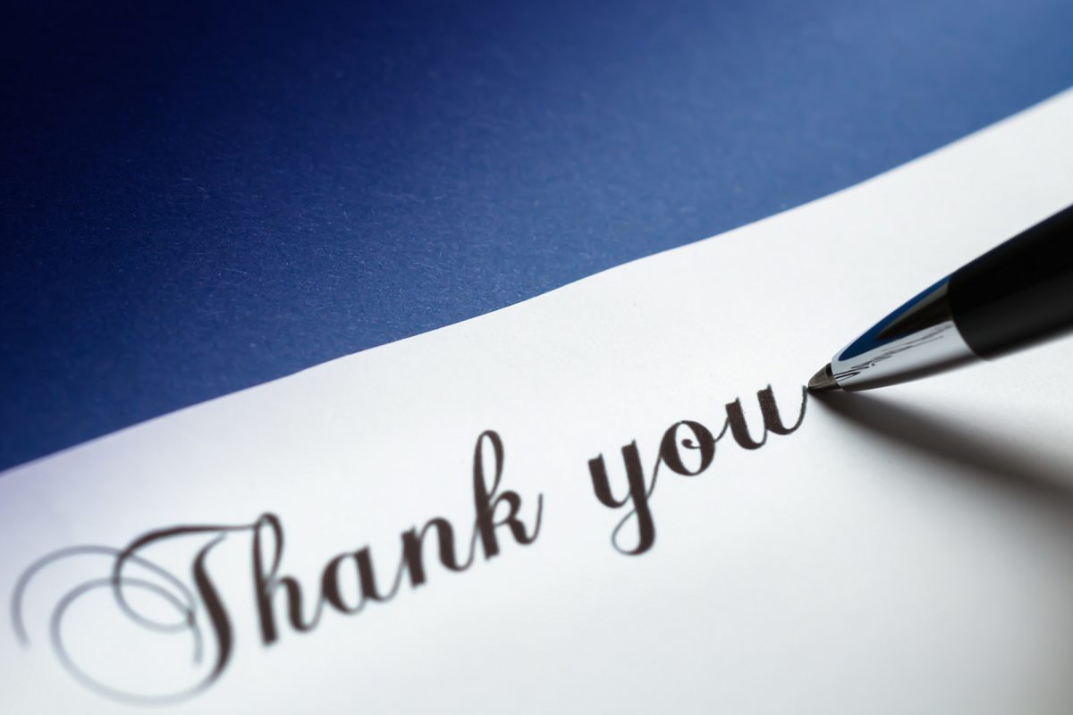 The Power of Saying Thank You